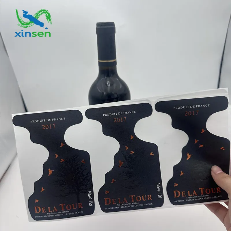 ฉลากขวดไวน์กระดาษ